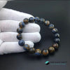 TCC™ Natural Blue Yellow Pietersite Chatoyant Bracelet